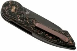 Fox Knives Radius FX-550 CFB Copper Carbon Fibre Black Pocket Knife -KNIVESANDTOOLS Sales FOFX 550CFB 04 fox knives radius