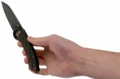 Fox Knives Radius FX-550 CFB Copper Carbon Fibre Black Pocket Knife -KNIVESANDTOOLS Sales FOFX 550CFB 09 fox knives radius