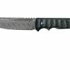 Fox Knives Ryu FX-634DCF Marble Carbon Fibre, Herringbone Damascus, Fixed Knife, Black Roc Knives Design -KNIVESANDTOOLS Sales FOFX 634DCF 01 fox knives