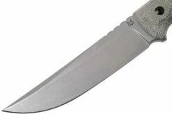 Fox Knives Ryu FX-634 MOD Green Canvas Micarta, Fixed Knife, Black Roc Knives Design -KNIVESANDTOOLS Sales FOFX 634MOD 03 fox knives