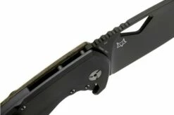 Fox El Capitan SK-02 PVD Summit Knife Co, Black PVD Pocket Knife, Tommaso Rumici Design -KNIVESANDTOOLS Sales FOSK 02PVD 06 fox knives