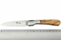 Fontenille Pataud Corsican ''Pialincu'', Olive Wood -KNIVESANDTOOLS Sales FPCO 07 fontenille pataud corsica pfco pialincu olijfhout d6
