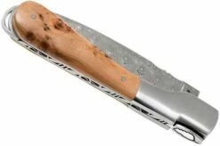 Fontenille Pataud Corsican Sperone, Juniper Wood & Rose Damascus Steel -KNIVESANDTOOLS Sales FPS1GDI4 04 fontenille pataud v201905