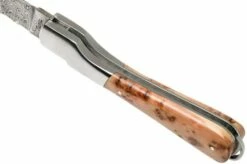 Fontenille Pataud Corsican Sperone, Juniper Wood & Rose Damascus Steel -KNIVESANDTOOLS Sales FPS1GDI4 05 fontenille pataud v201905