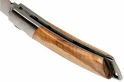 Le Thiers Gentleman Olive Wood T9O Pocket Knife By Fontenille Pataud -KNIVESANDTOOLS Sales FPT9O 05 le thiers gentleman fontenille pataud fpt9o 05