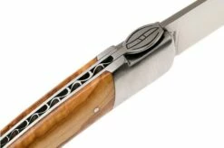 Le Thiers Gentleman Olive Wood T9O Pocket Knife By Fontenille Pataud -KNIVESANDTOOLS Sales FPT9O 06 le thiers gentleman fontenille pataud fpt9o 06