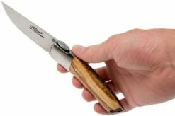 Le Thiers Gentleman Olive Wood T9O Pocket Knife By Fontenille Pataud -KNIVESANDTOOLS Sales FPT9O 08 le thiers gentleman fontenille pataud fpt9o 08