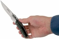 Le Thiers Gentleman Polished Buffalo Horn T9PCN Pocket Knife By Fontenille Pataud -KNIVESANDTOOLS Sales FPT9PCN 08 fontenille pataud