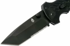Gerber 06 FAST Tanto Serrated 30-000118 Pocket Knife -KNIVESANDTOOLS Sales GE30 000118 03 gerber ge30 000118 03