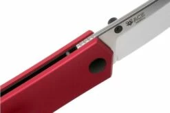 GiantMouse ACE Clyde Red Aluminum Pocket Knife, Ansø En Voxnaes Design -KNIVESANDTOOLS Sales GMCLYDE RED ALU 06 giantmouse