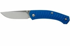 GiantMouse ACE Iona G10 Blue, Satin Pocket Knife, Ansø En Voxnaes Design