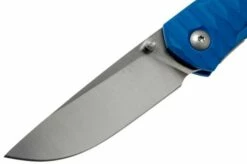 GiantMouse ACE Iona G10 Blue, Satin Pocket Knife, Ansø En Voxnaes Design -KNIVESANDTOOLS Sales GMIONA G10 BLUE 03 giant mouse