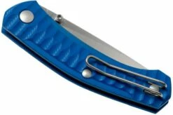 GiantMouse ACE Iona G10 Blue, Satin Pocket Knife, Ansø En Voxnaes Design -KNIVESANDTOOLS Sales GMIONA G10 BLUE 04 giant mouse