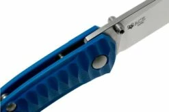 GiantMouse ACE Iona G10 Blue, Satin Pocket Knife, Ansø En Voxnaes Design -KNIVESANDTOOLS Sales GMIONA G10 BLUE 06 giant mouse