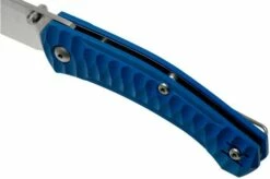 GiantMouse ACE Iona G10 Blue, Satin Pocket Knife, Ansø En Voxnaes Design -KNIVESANDTOOLS Sales GMIONA G10 BLUE 07 giant mouse