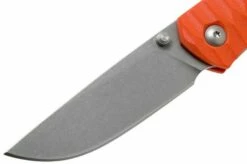 GiantMouse ACE Iona G10 Orange, Tumbled Pocket Knife, Ansø En Voxnaes Design -KNIVESANDTOOLS Sales GMIONA G10 ORG 03 giant mouse