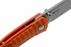 GiantMouse ACE Iona G10 Orange, Tumbled Pocket Knife, Ansø En Voxnaes Design -KNIVESANDTOOLS Sales GMIONA G10 ORG 06 giant mouse