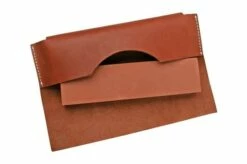 Helle Sharpening Stone L 300311 Sharpening Stone Grain 360/1000, Leather Sheath -KNIVESANDTOOLS Sales HE300311 05 helle
