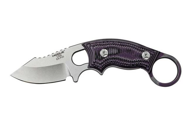 Hogue EX-F03 G-Mascus Purple, 35338 Neck Knife 3 Hogue EX-F03 G-Mascus Purple, 35338 Neck Knife