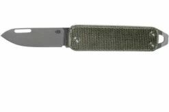 The James Brand Elko, Od Green Micarta + Satin Pocket Knife