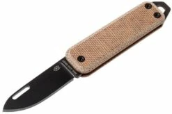 The James Brand Elko, Tan Micarta + Black Pocket Knife -KNIVESANDTOOLS Sales JAKN103140 00 03 the james brand