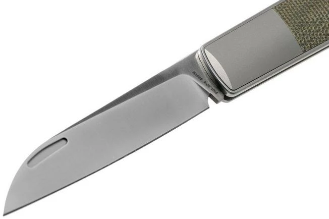 The James Brand The Wayland, OD Green Micarta, Stainless KN115127-00 Pocket Knife 5 The James Brand The Wayland, OD Green Micarta, Stainless KN115127-00 Pocket Knife - Image 3