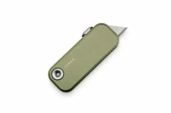 The James Brand The Palmer, OD Green Aluminum, Black KN121179-00 Utility Knife