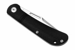 J.E. Made Lanny's Clip, Black G10, D2 Slipjoint Pocket Knife -KNIVESANDTOOLS Sales JM LAC D2 BL 04 jemade