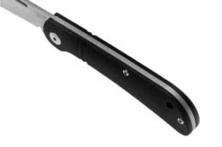 J.E. Made Lanny's Clip, Black G10, D2 Slipjoint Pocket Knife -KNIVESANDTOOLS Sales JM LAC D2 BL 05 jemade