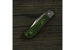 Jack Wolf Benny's Clip CamoCarbon Toxic Green, BENNY-01-CCTG, Slipjoint Pocket Knife -KNIVESANDTOOLS Sales JW BENNY 01 CCTG 02 jackwolf