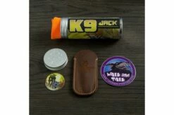 Jack Wolf K9 Jack, Natural Canvas Micarta K9-01-NAT Slipjoint Pocket Knife -KNIVESANDTOOLS Sales JW K9 01 NAT 03 jackwolf