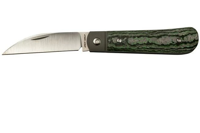 Jack Wolf Laid Back Jack, Fat Carbon Jungle Wear LAIDB-01-FCG Slipjoint Pocket Knife 3 Jack Wolf Laid Back Jack, Fat Carbon Jungle Wear LAIDB-01-FCG Slipjoint Pocket Knife