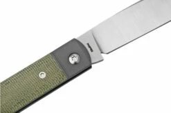 Jack Wolf Venom Jack VEN-01-GRN Canvas Micarta Green, Slipjoint Pocket Knife -KNIVESANDTOOLS Sales JW VEN 01 GRN 05 jackwolf