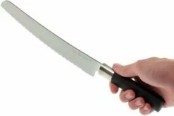 Kai Wasabi Black Bread Knife 23cm 6723B -KNIVESANDTOOLS Sales KAWB 6723B 07 kai wasabi black broodmes kawb 6723b 07
