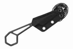 Kansept Hex G0001A4 Black Coating 14C28N, Neck Knife, Ostap Hel Design -KNIVESANDTOOLS Sales KSG0001A4 05 kansept