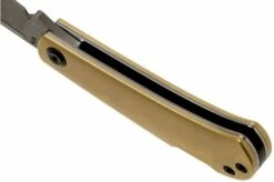 Kansept Wedge K2026BB1 Damascus, Brass Pocket Knife, Nick Swan Design -KNIVESANDTOOLS Sales KSK2026BB1 05 kansept