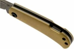 Kansept Wedge K2026BB1 Damascus, Brass Pocket Knife, Nick Swan Design -KNIVESANDTOOLS Sales KSK2026BB1 07 kansept