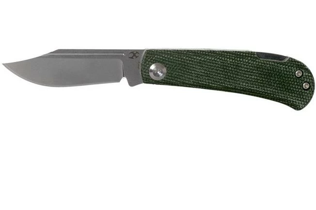 Kansept Wedge T2026B4 Green Micarta Pocket Knife, Nick Swan Design 3 Kansept Wedge T2026B4 Green Micarta Pocket Knife, Nick Swan Design