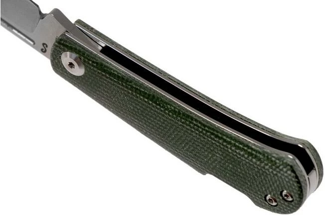 Kansept Wedge T2026B4 Green Micarta Pocket Knife, Nick Swan Design 7 Kansept Wedge T2026B4 Green Micarta Pocket Knife, Nick Swan Design - Image 5