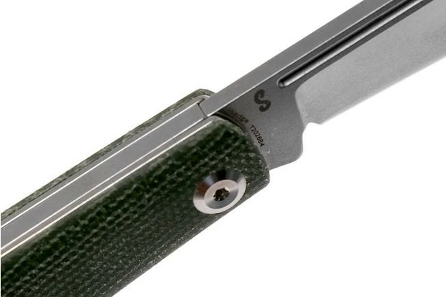 Kansept Wedge T2026B4 Green Micarta Pocket Knife, Nick Swan Design 8 Kansept Wedge T2026B4 Green Micarta Pocket Knife, Nick Swan Design - Image 6