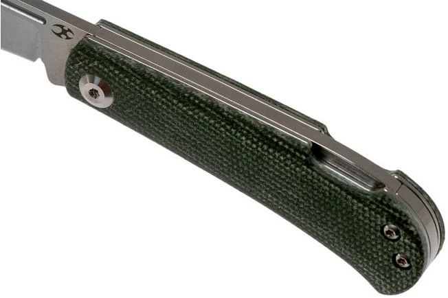 Kansept Wedge T2026B4 Green Micarta Pocket Knife, Nick Swan Design 9 Kansept Wedge T2026B4 Green Micarta Pocket Knife, Nick Swan Design - Image 7