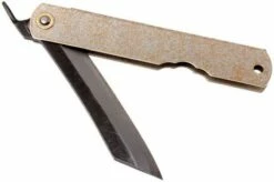 Higonokami Pocket Knife 7,4 Cm SPE1, SK-carbon Fiber, Silver/gold -KNIVESANDTOOLS Sales KT HIGO SPE1 06 higonokami kt higo spe1 06