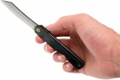 Higonokami Pocket Knife 7,3 Cm HIGO04BL, Carbon Steel, Black -KNIVESANDTOOLS Sales KT HIGO04BL 07 higonokami kt higo04bl 07