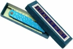 Higonokami Pocket Knife 7,3 Cm HIGO28, Blue Paper Steel -KNIVESANDTOOLS Sales KT HIGO28 08 higonokami kt higo28 08