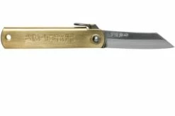 Higonokami Pocket Knife 5 Cm HIGO75RS, SK-carbon Steel, Messing -KNIVESANDTOOLS Sales KT HIGO75RS 02 higonokami