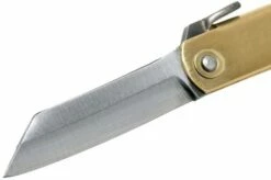 Higonokami Pocket Knife 5 Cm HIGO75RS, SK-carbon Steel, Messing -KNIVESANDTOOLS Sales KT HIGO75RS 03 higonokami