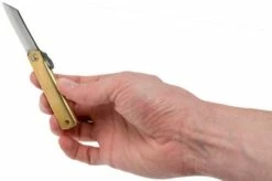 Higonokami Pocket Knife 5 Cm HIGO75RS, SK-carbon Steel, Messing -KNIVESANDTOOLS Sales KT HIGO75RS 07 higonokami