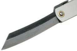 Higonokami Pocket Knife 7.3 Cm HIGOC10B, Blue Paper Steel, Silver Matte Steel -KNIVESANDTOOLS Sales KT HIGOC10B 03 higonokami
