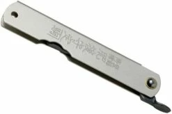 Higonokami Pocket Knife 7.3 Cm HIGOC10B, Blue Paper Steel, Silver Matte Steel -KNIVESANDTOOLS Sales KT HIGOC10B 04 higonokami