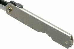 Higonokami Pocket Knife 7.3 Cm HIGOC10B, Blue Paper Steel, Silver Matte Steel -KNIVESANDTOOLS Sales KT HIGOC10B 06 higonokami